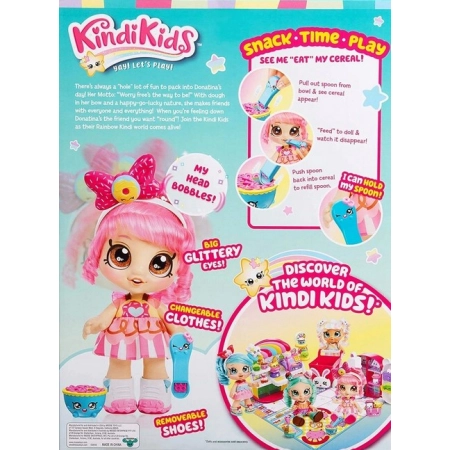 Kindi Kids Donatina Lalka + Akcesoria TM TOYS
